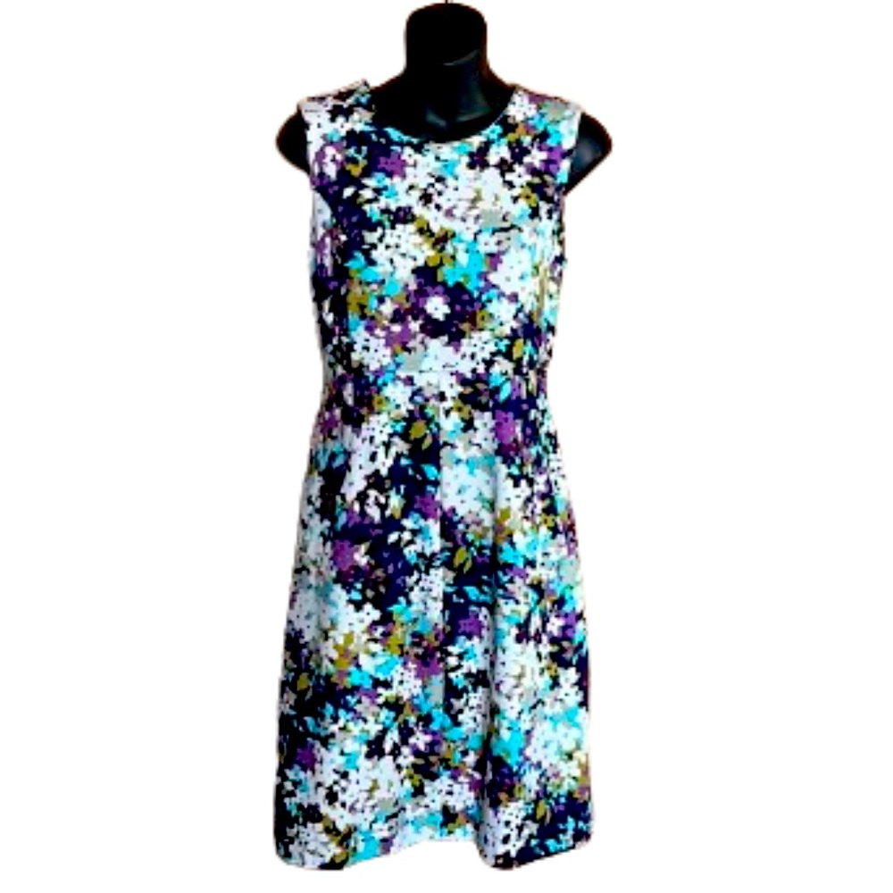Lands End size 8P floral dress
